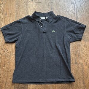 Lacoste Men's Charcoal Gray Polo Shirt